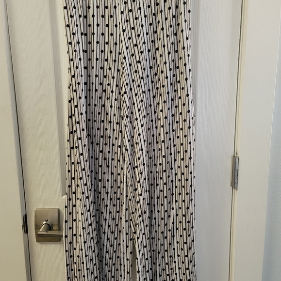 Cotton wide-leg pants - Picture 1 of 3